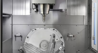 Interior of a second generation DVF 5000 simultaneous 5 axis machining centre